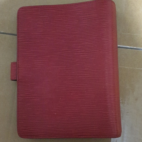 Louis Vuitton Agenda MM Red Epi Diary Cover 10853 - Picture 8 of 8